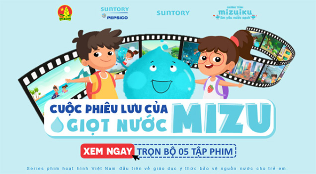 2D cartoon on water resource prevention launched for children in Vietnam (“Mizuiku – I love clean water”)
