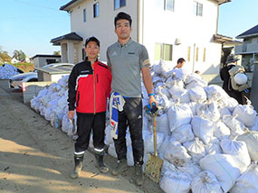 Volunteer Activities in the Disaster Area