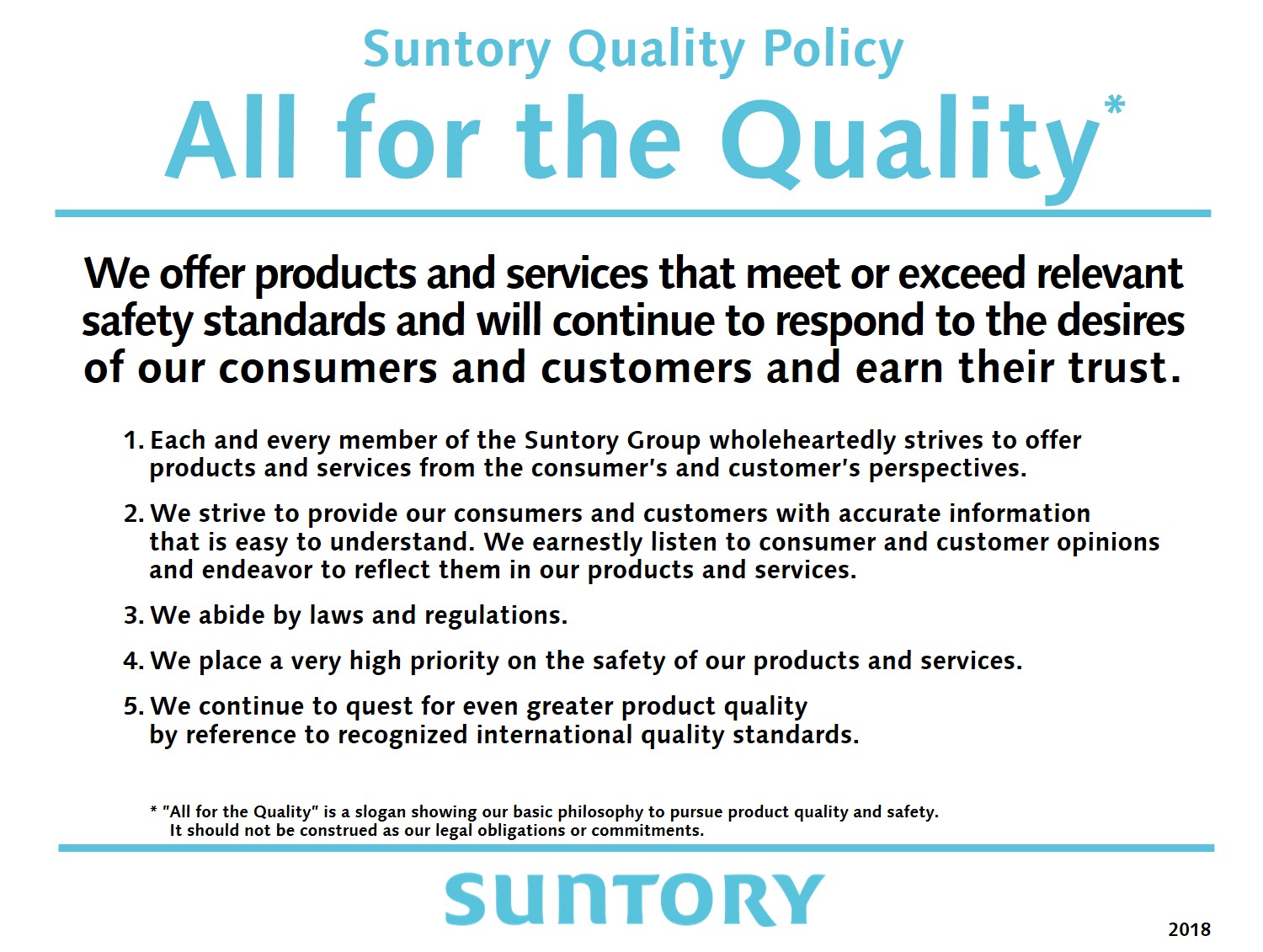 Promotion of Quality Management