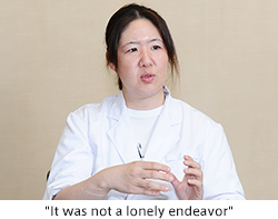"It was not a lonely endeavor"