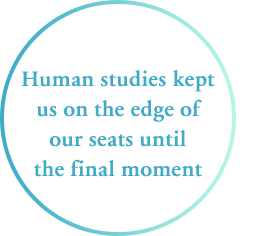 Human studies kept us on the edge of our seats until the final moment