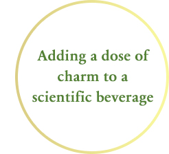 Adding a dose of charm to a scientific beverage